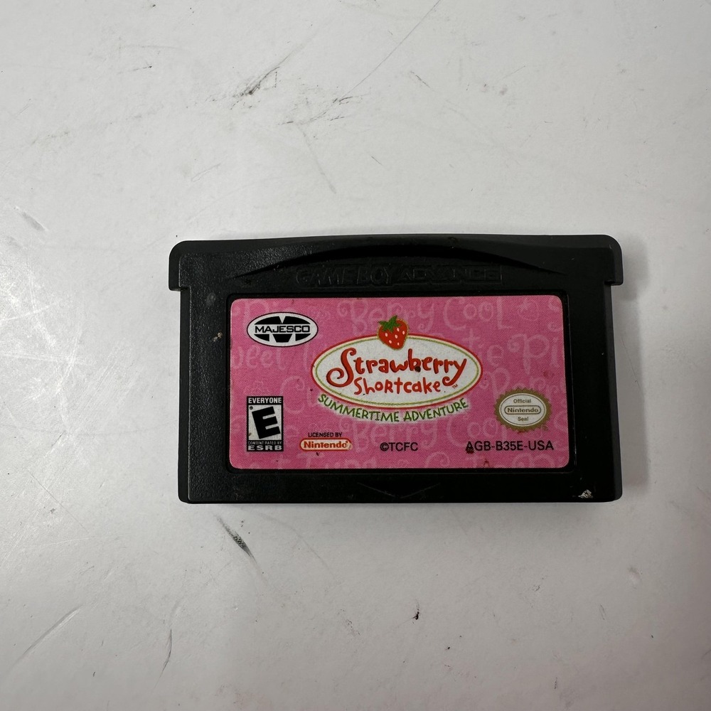 Strawberry Shortcake Summertime Adventure Nintendo Game Boy Advance AGB-B35E-USA